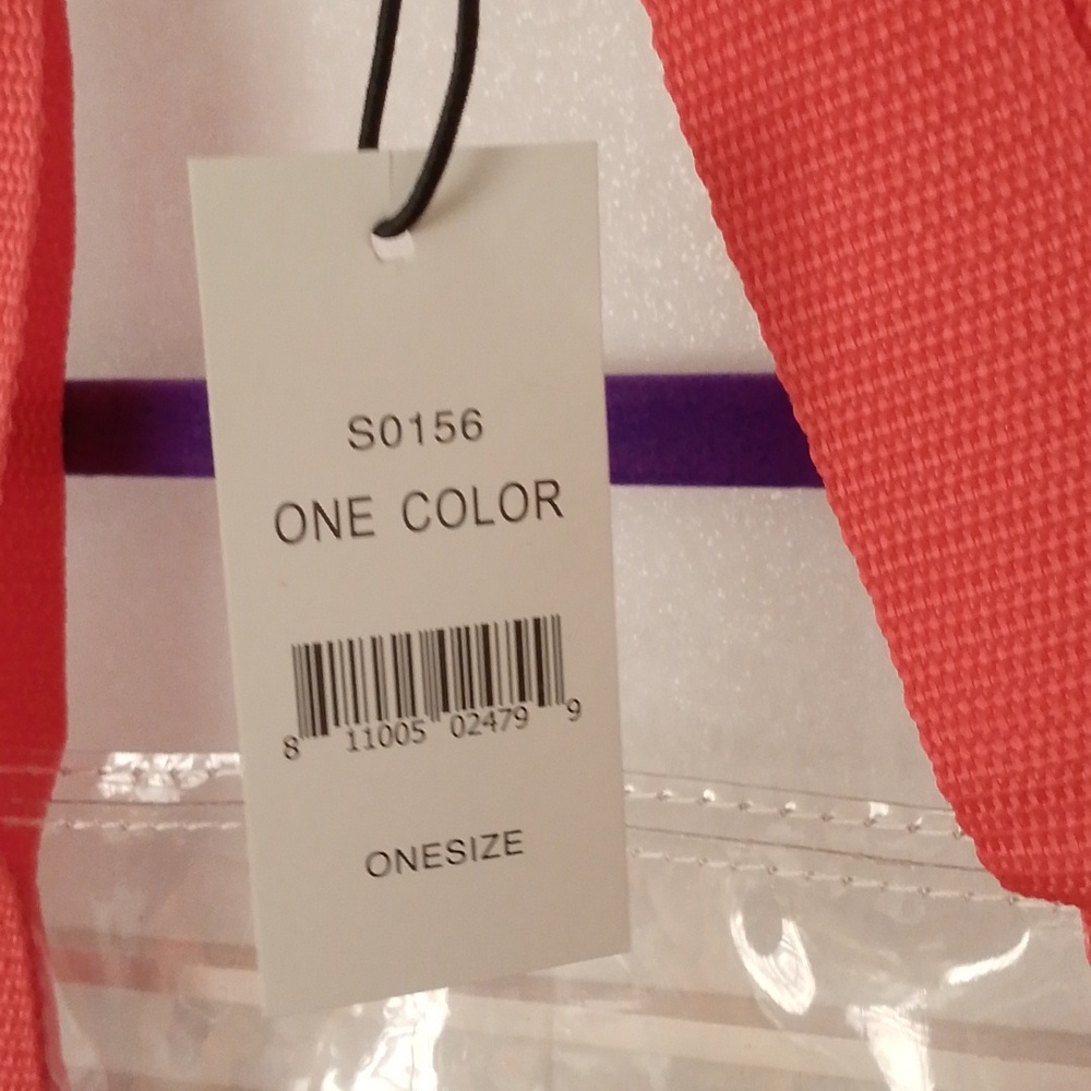 Saks Fifth Ave Clear Plastic Lips Tote - Picture 4 of 4